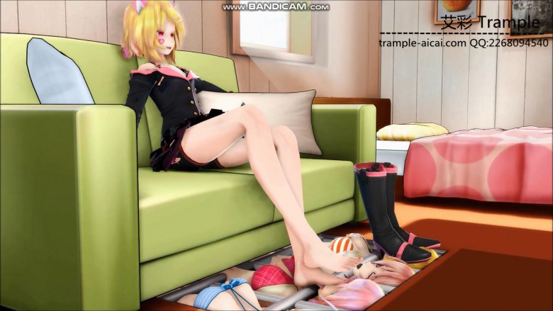MMD动画女主玩弄四个女奴只露脸 R-190221-2