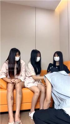 【双子】3S-纹身精神小妹体验做S    JS260827-43